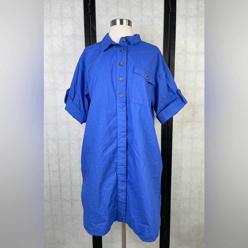 Chloé Stora Blue shirt-dress.
